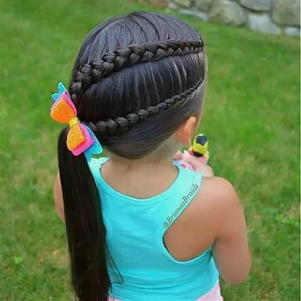 Прически для маленькой девочки косички Pin by Luisa Cruz on Peinados para princesitas (niñas) Little girl hairstyles, H