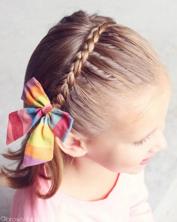 Прически для маленькой девочки косички Pin by Kendra Loyd on hair ideas Side ponytail hairstyles, Kids braided hairstyl