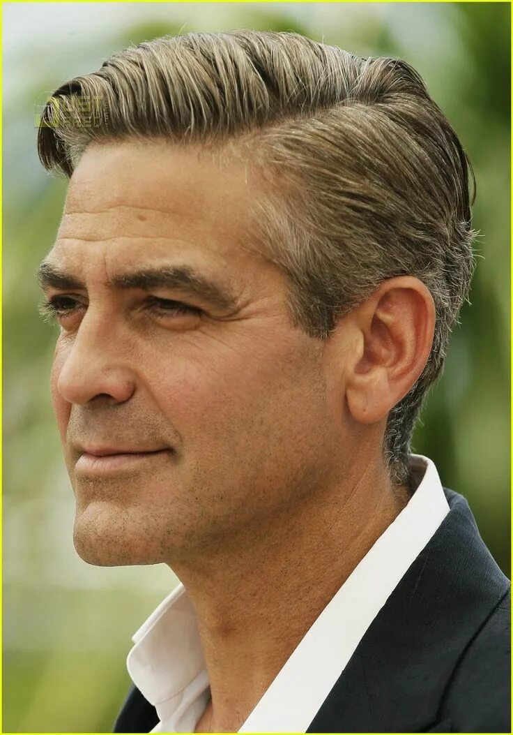 Прически для мужчин 45 лет Full Sized Photo of george clooney cannes 01 photofull Just Jared George clooney