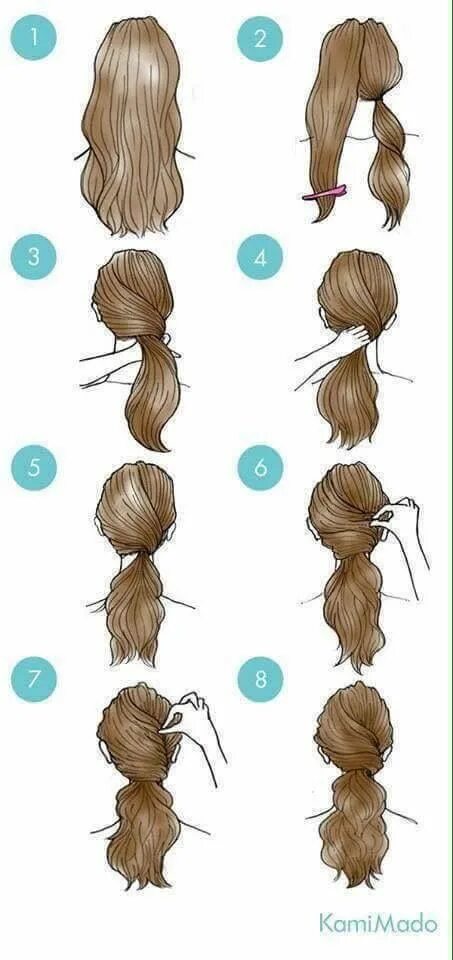 Прически для начинающих на своих волосах Easy Step-by-Step Hairstyle Tutorials for a Stunning Look