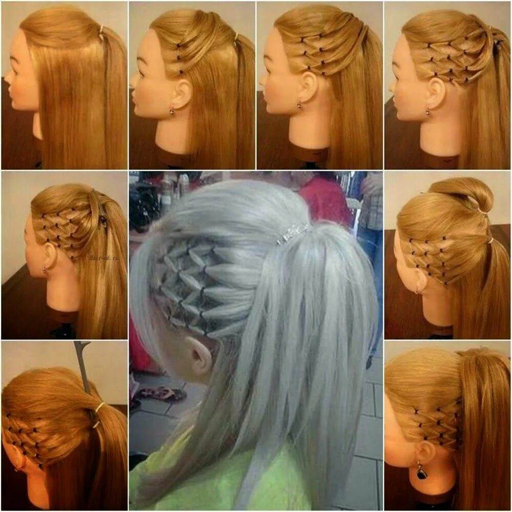 Прически для начинающих на своих волосах kreáció, újrahasznosítás: haj Long hair styles, Fall hair, Stylish hair