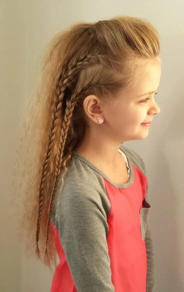 Прически для подростков девочек 2024 Viking Hairstyle. This style is inspired by Lagertha. There is a great tutorial 