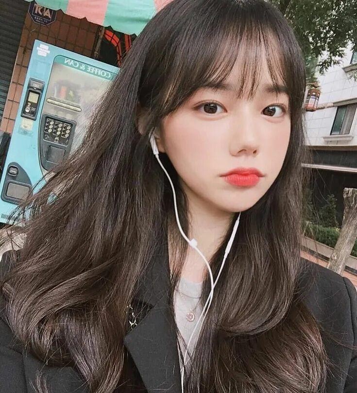 Прически для подростков девочек корейские Ulzzang hair, Korean hairstyle, Ulzzang korean girl, Korean bangs, Korean bangs 