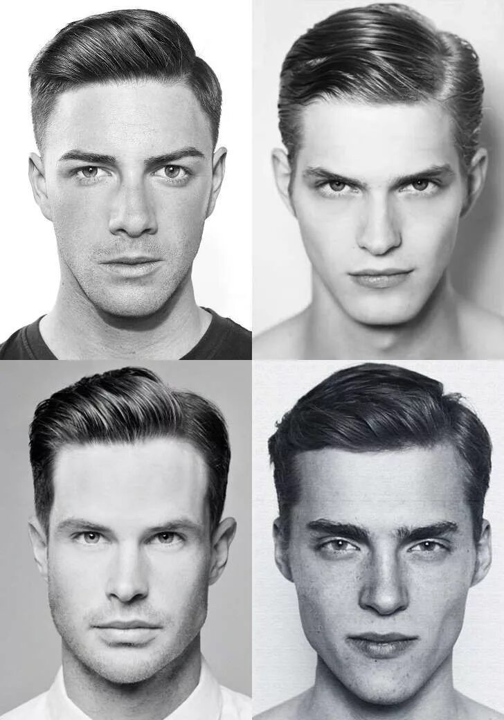 Прически для продолговатой формы лица мужские The Classic Side Part Haircut Side part haircut, Classic mens haircut, Mens hair