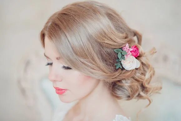 Прически для регистрации Свадебные прически и макияж, фото и цены Wedding hair inspiration, Wedding hairs