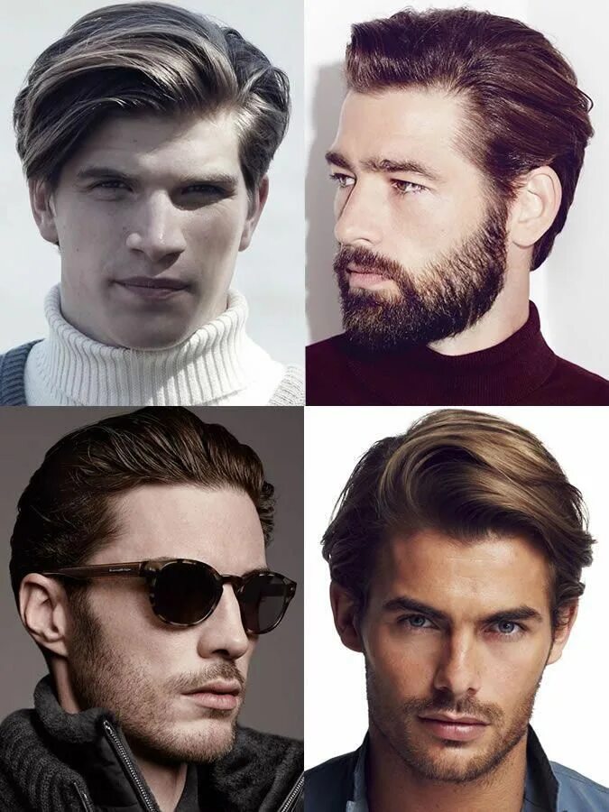 Прически для ромбовидного лица мужские длинные Men's hairstyles/haircuts for Heart Face Shapes #popularmenshairstyles in 2019 H