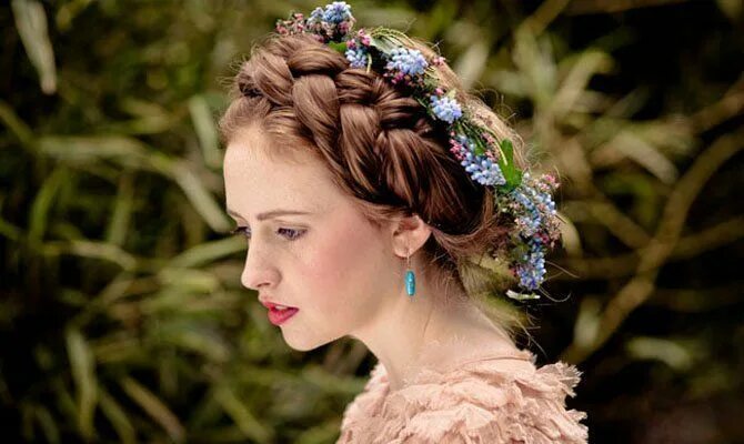 Прически для русых волос From Ireland, With Love: Celtic Wedding Traditions Hair styles, Russian hairstyl