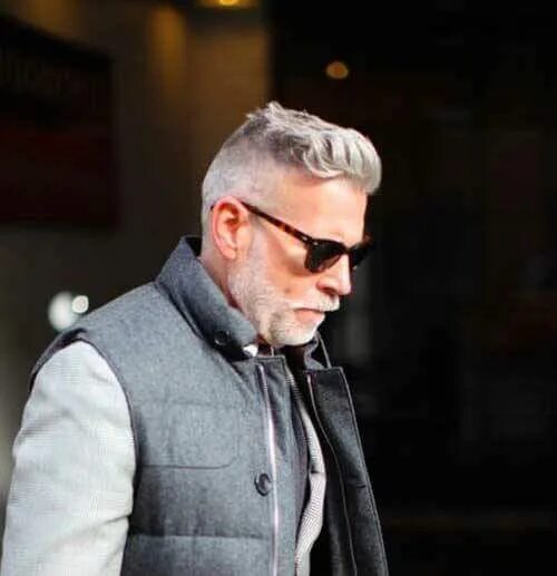 Прически для седых волос мужские Pin by Andrea Aguilar on Gentlemen's Hair Grey hair men, Older mens hairstyles, 