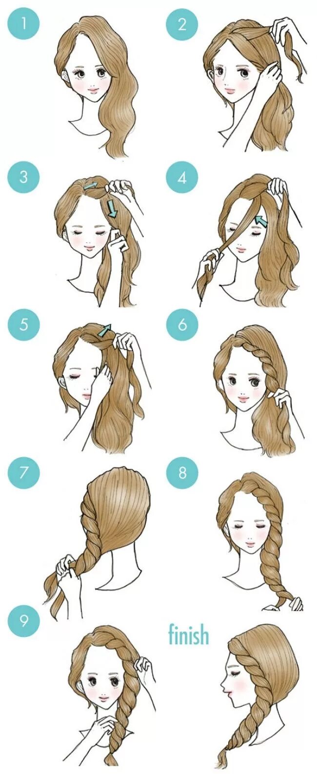 Прически для средних девочек самой себе 65 Easy And Cute Hairstyles That Can Be Done In Just A Few Minutes Coiffure faci