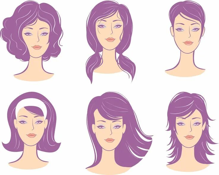 Прически для типов лица женщины Which hair style? #hairstyle #yourstyle Face shapes, Haircut for face shape, Tri