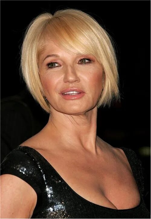 Прически для тонких волос после 40 лет ellen barkin Very short bob hairstyles, Short bob hairstyles, Short hair with ba