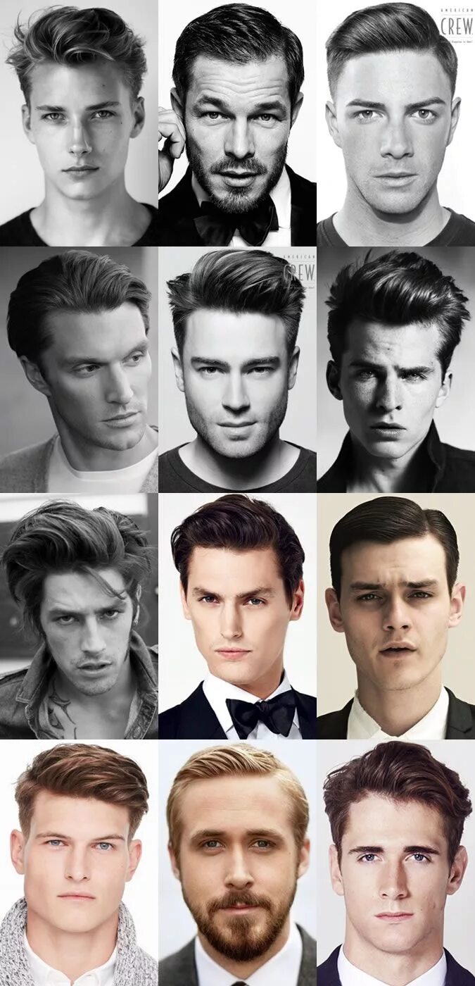 Прически для треугольной формы лица мужские Key Hairstyle Trends From London Collections: Men AW15 FashionBeans Cabelo mascu