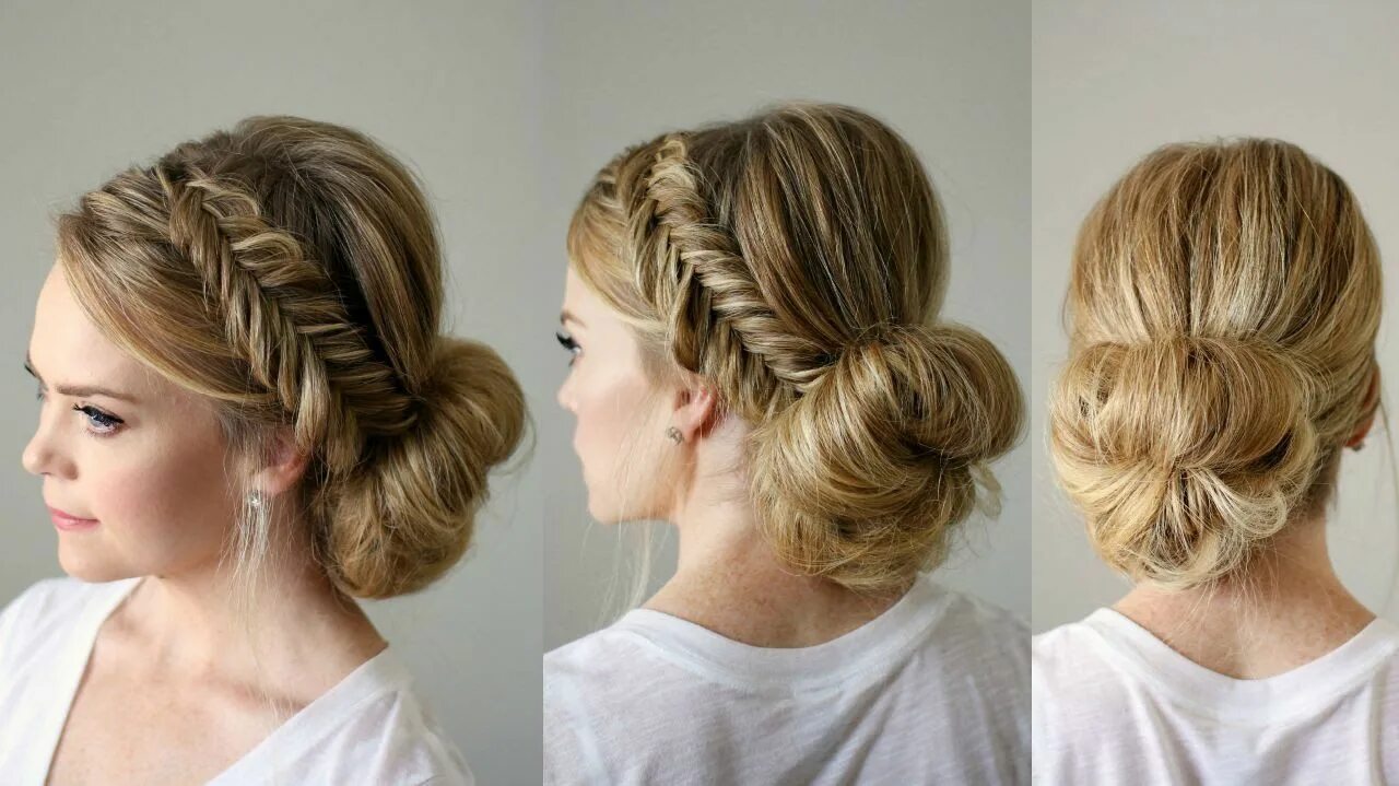 Прически для учителя на длинные волосы Fishtail Braid Updo Missy Sue Rope braided hairstyle, Fishtail braid updo, Long 