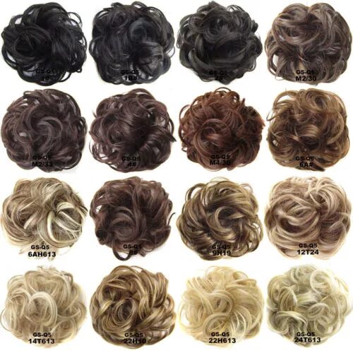 Прически для волос купить Купить Damen Haarteil Haarknoten Zopfgummi Scrunchie Pferdeschwanz Voluminös Dut