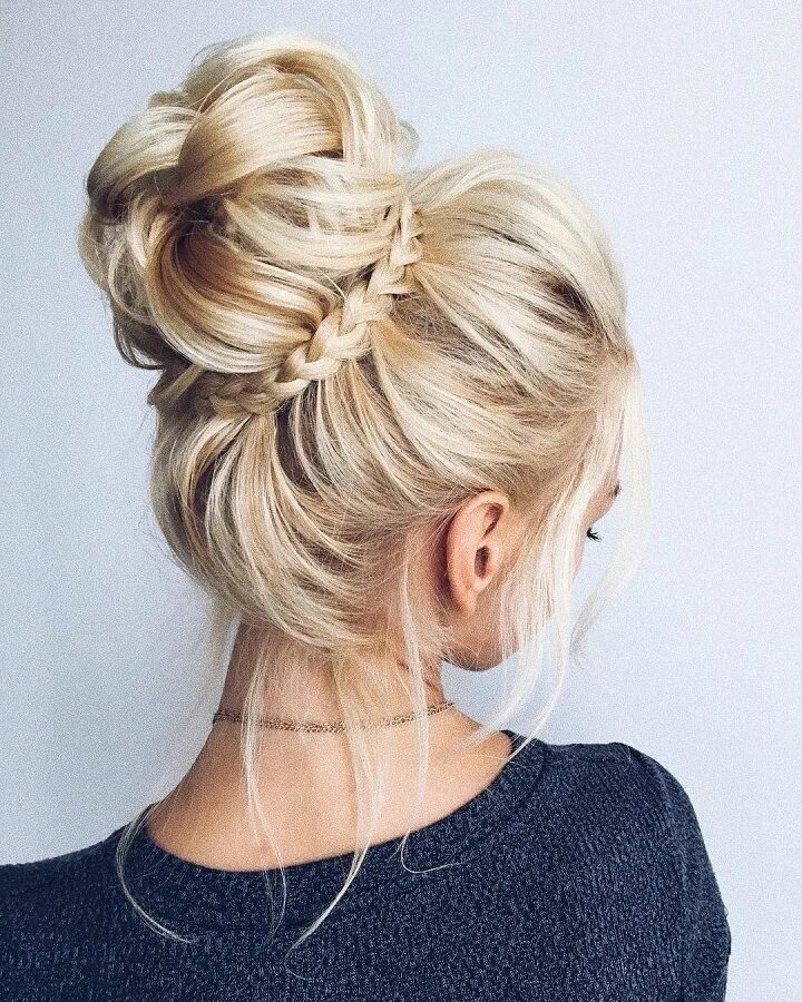 Прически для волос легкие фото Beautiful updo hairstyle to inspire your big day Long hair styles, Updos for med