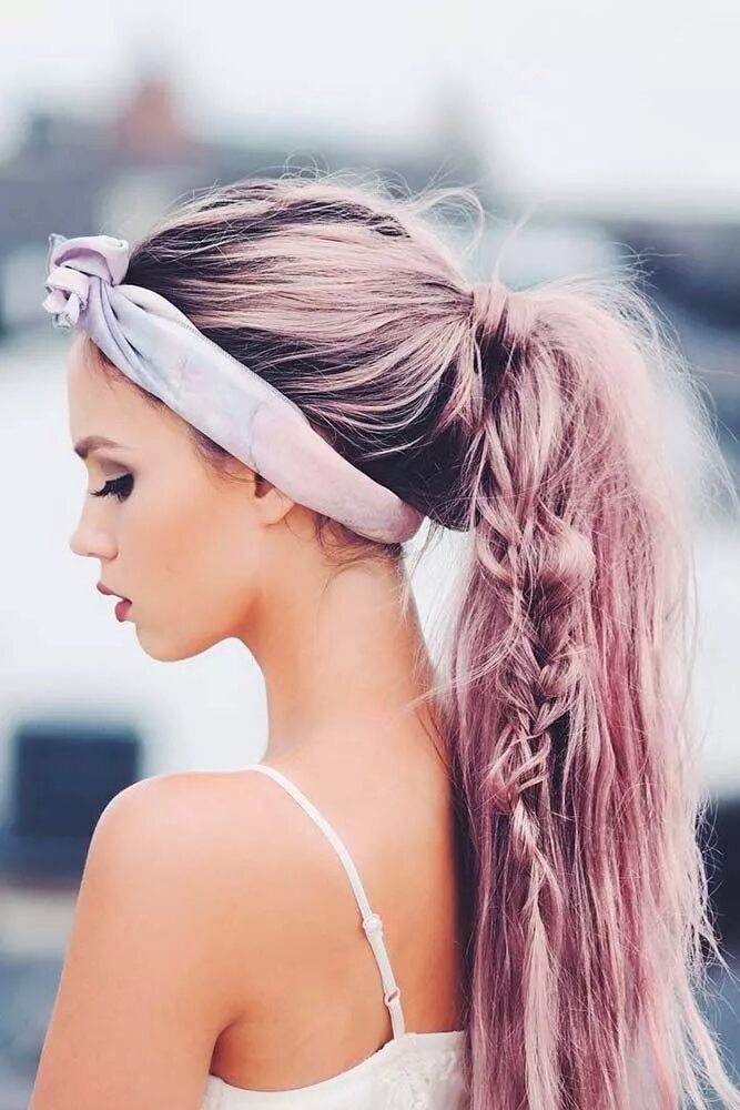 Прически для волос летние Trendy Hair Accessories For 2024 Ponytail hairstyles, Summer hairstyles, Pink ha