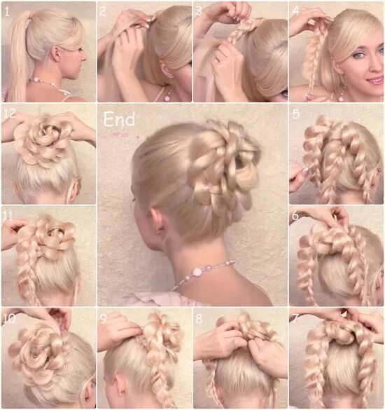 Прически для волос пошаговое Top 3 Popular Up-do Tutorials by Clip in Cheap Hair Extensions messy updo Braide