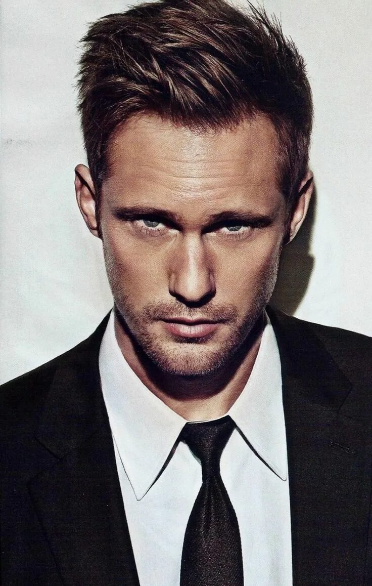 Прически для высокого лба мужские Alexander Skarsgard. DO WANT. Alexander skarsgard, True blood, Mens health magaz