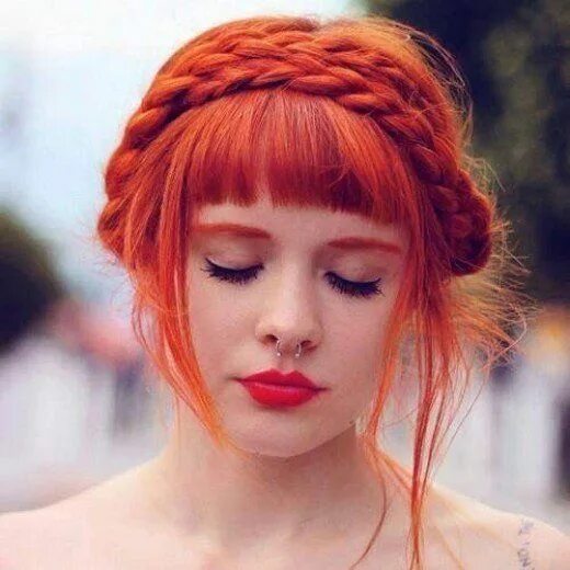 Прически для женщин рыжих 45+ Photos of Romantic Bridal Hair Styles Scene hair, Hair, Auburn hair