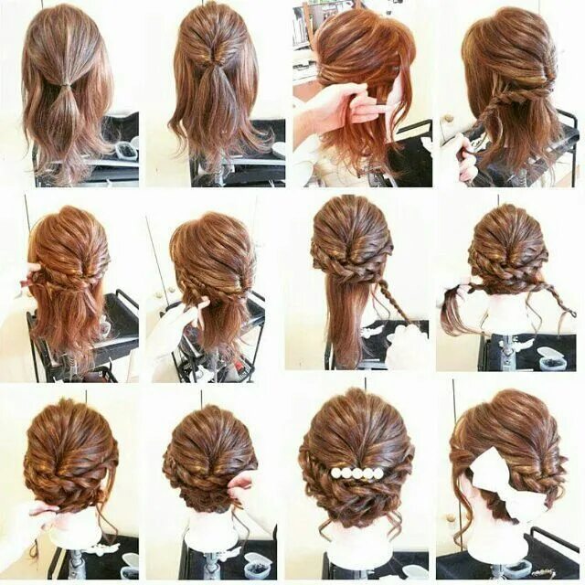 Pin on Идеи для волос Lazy girl hairstyles, Hair updos tutorials, Lazy hairstyle