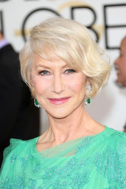 Прически для женщины 60 плюс Grijstinten in Hollywood: deze celebs zijn er trots op Helen mirren hair, Dame h