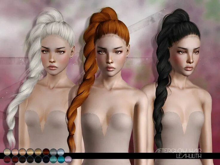 Прически для женских персонажей Pin on The Sims 3 CC hair