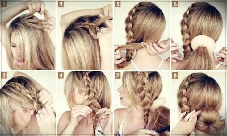 Прически до плеч как сделать DIY Hairstyles: 40 Tutorials to be done in a short time Diy hairstyles, Hair sty