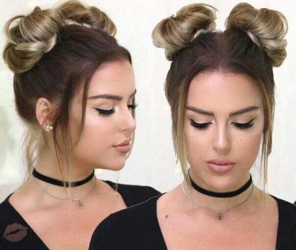 Прически два пучка на длинные волосы Pin on Причёски Hair bun tutorial, Bun hairstyles, Easy hairstyles for long hair