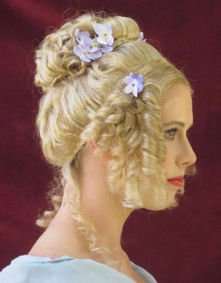 Прически эпох 1830s hairstyles Regency hairstyle i think something like this which isn't too e