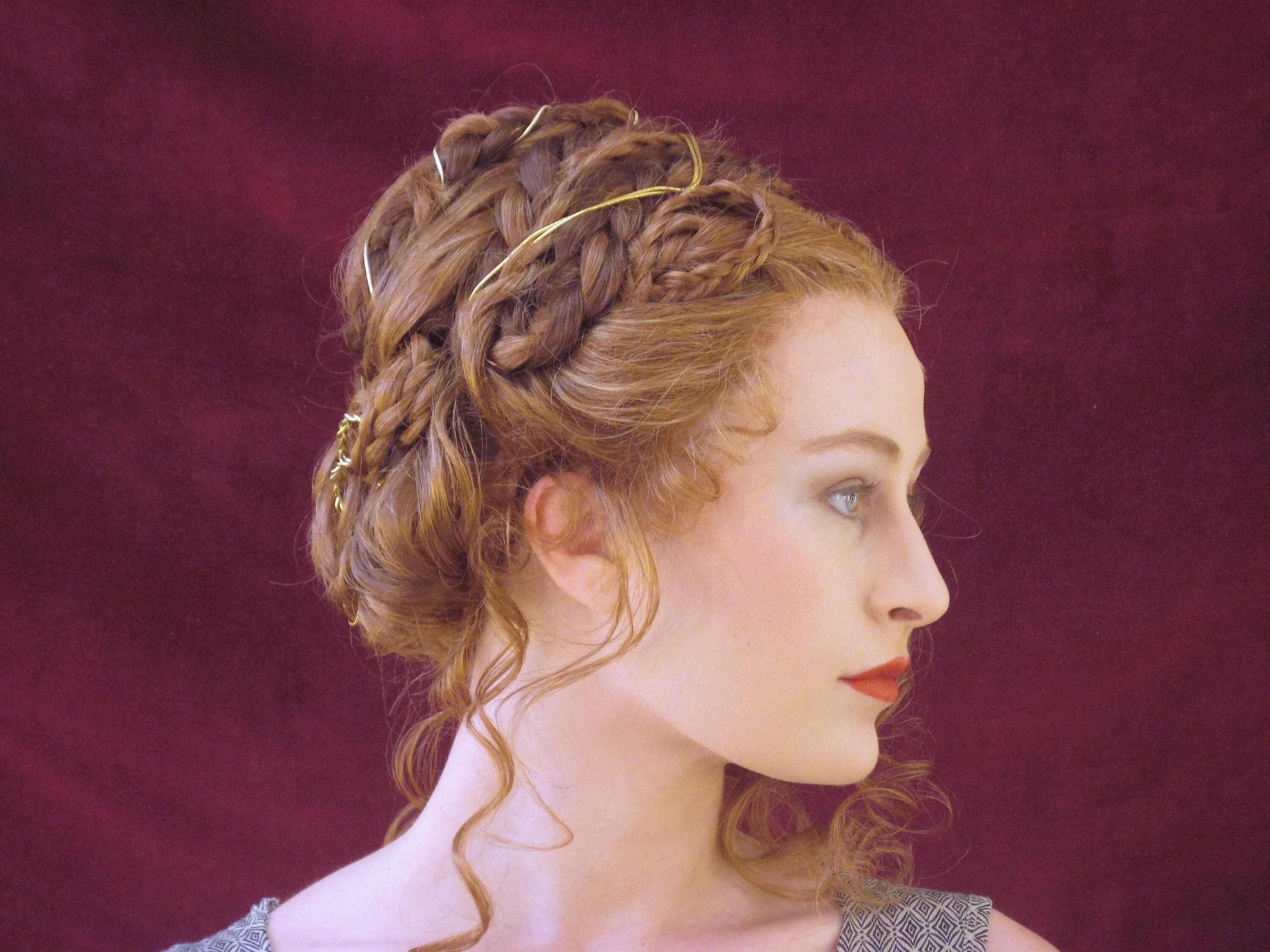 Прически эпох Thumper–renaissance Victorian hairstyles, Renaissance hairstyles, Medieval hairs