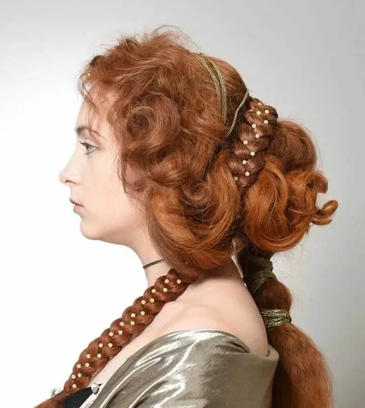 Прически эпохи возрождения женские Pin by Jordan Art Stuff on Lief Renaissance hairstyles, Hair styles, Medieval ha