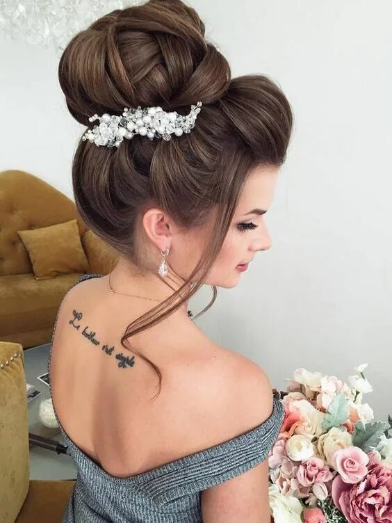 Прически х Simple and Stunning Wedding Hairstyles Penteado casamento preso, Penteados noiva