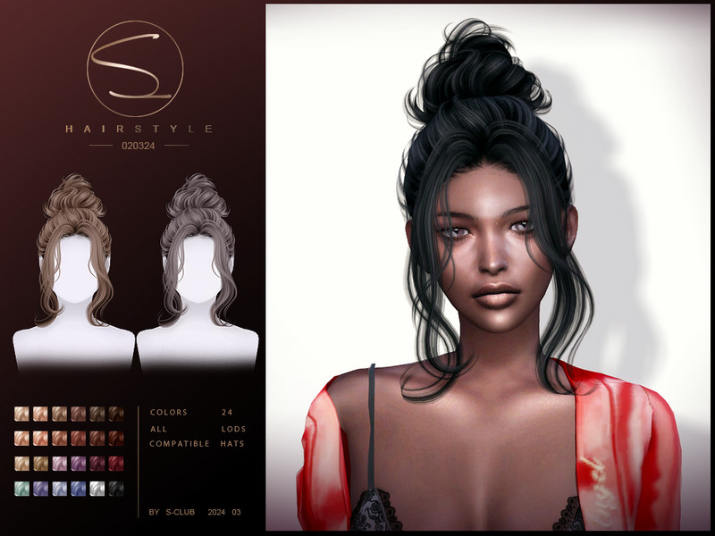 Прически и их названия женские 2024 The Sims Resource - Hairstyles