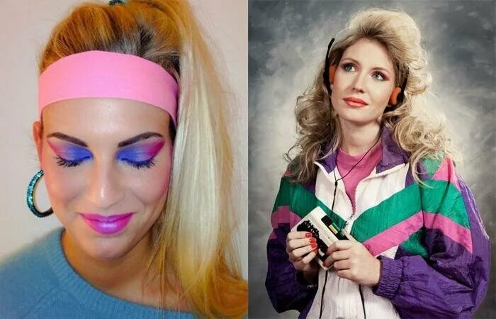 15 Hair And Makeup Trends From The '80s 1980s makeup and hair, Hair makeup, Make