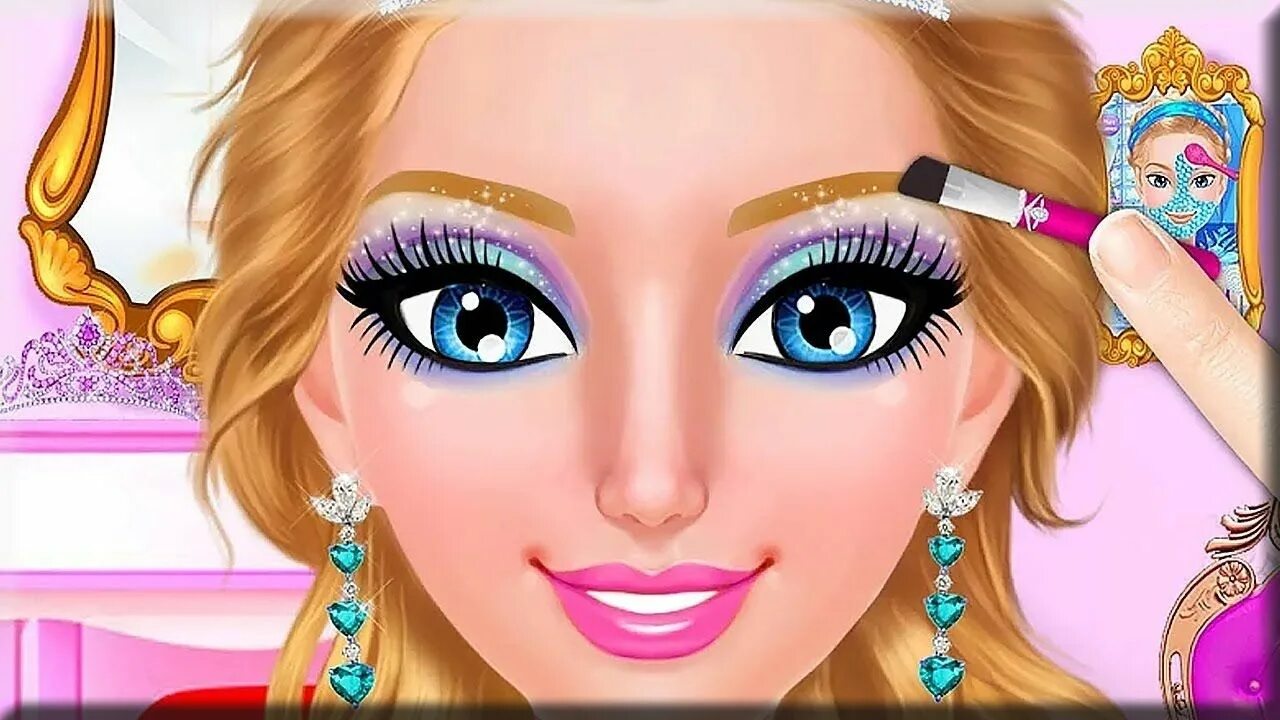 Прически и макияж для девочек бесплатно Princess Salon - Magic Make Over In Six Minutes Girl hairstyles, Her hair, Games