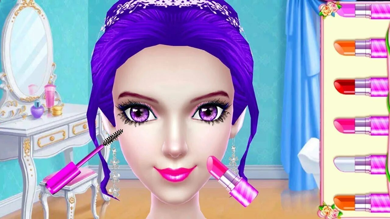 Прически и макияж для девочек бесплатно Wedding Planner- Design the Wedding Game- Play Fun Spa,Makeup,Dress Up & Cake De