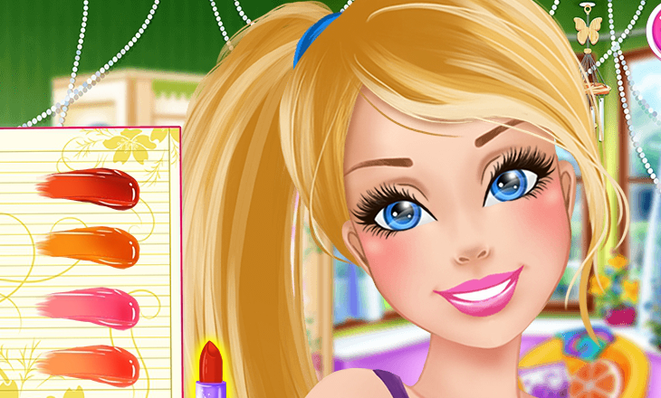 Прически и макияж для девочек играть cartoon barbie makeup Hot Sale - OFF 59