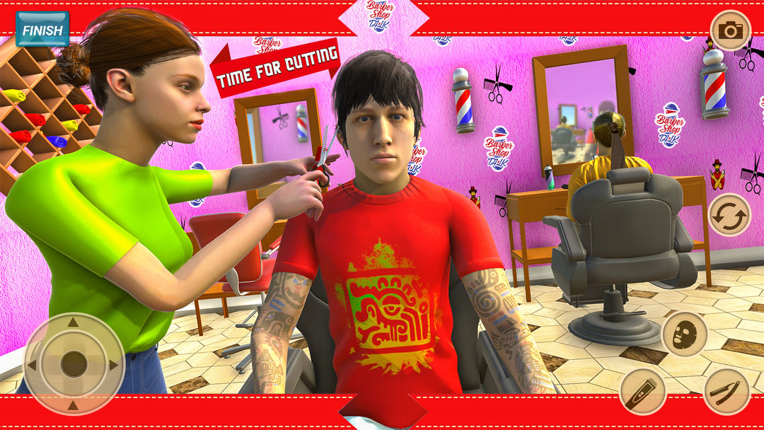 Прически играем Barber Shop Haircut Game 3D android iOS apk download for free-TapTap