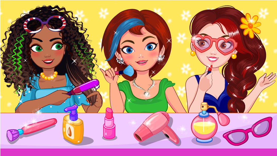 Прически играть для девочек Hair Salon games for girls fun - Google Playত এপ্