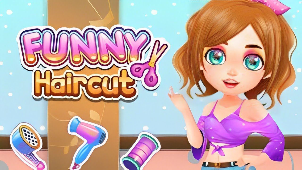 Прически играть онлайн бесплатно для девочек Funny Haircut - Haircuts Games - KUIOO GAMES - YouTube