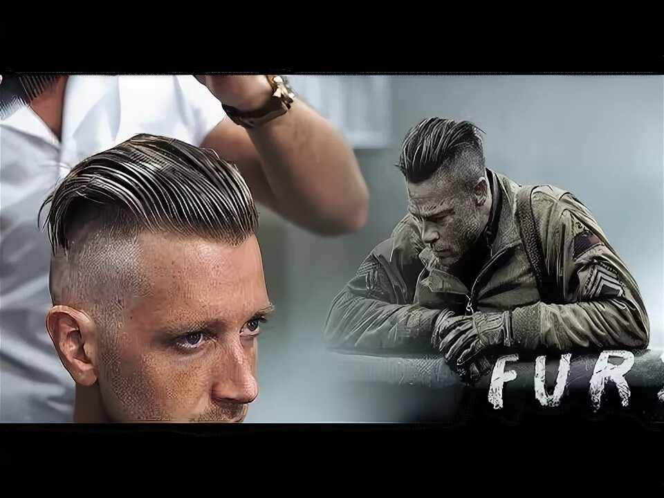 Прически из фильмов мужские Brad Pitt Hair from FURY Men's Undercut & Hairstyle Trend Tutorial #NEW 2017 Men