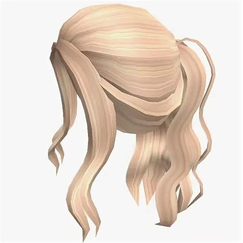 Прически из роблокса для девочек Aesthetic blonde wavy ponytail - Roblox Wavy ponytail, Black hair roblox, Ball h