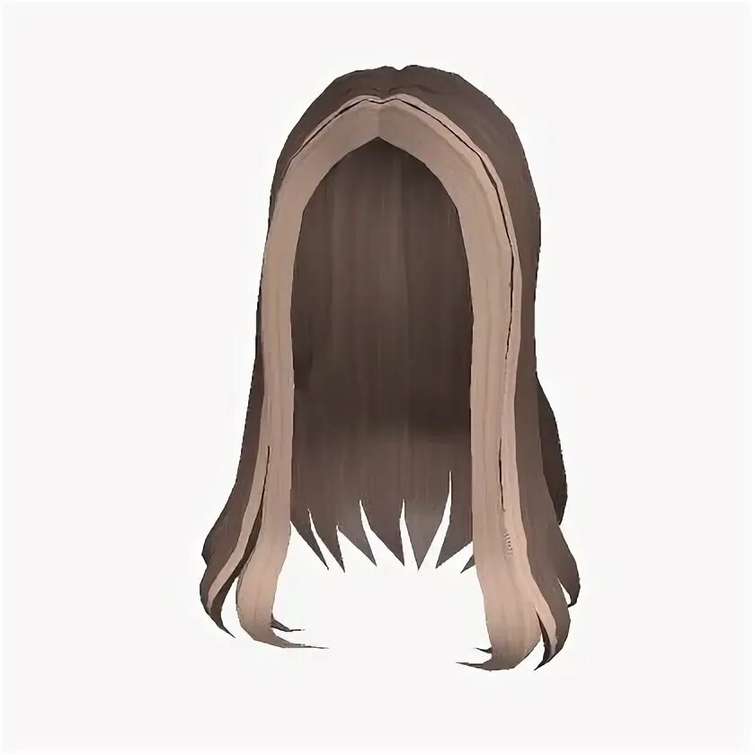 Прически из роблокса для девочек Customize your avatar with the Blonde & Brown Straight Simplistic Hair and milli