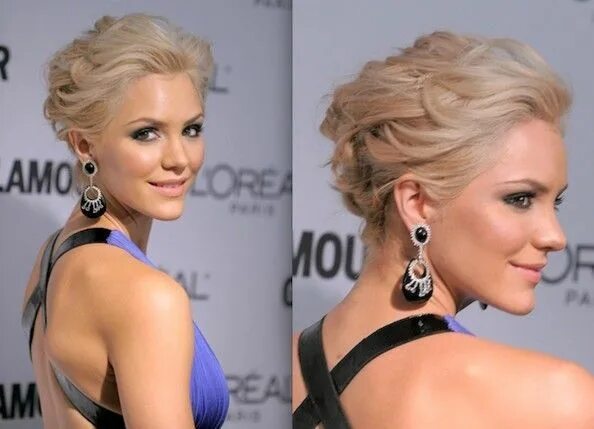 Прически к платью на короткие волосы Formal Short Hairstyles for Christmas! Formal hairstyles for short hair, Short h