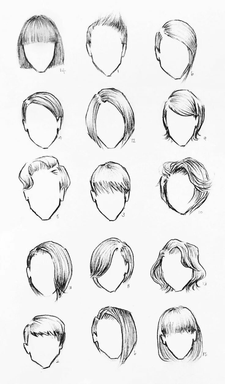 Прически карандашом легко Pin su Волосы ( hair ) Disegno di capelli, Come disegnare i capelli, Disegno dei