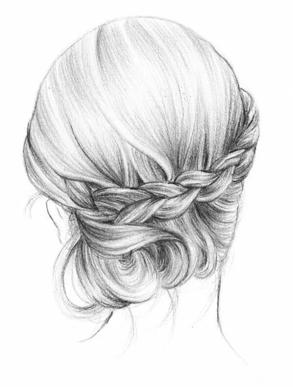 Прически карандашом легко Pin by Minna Hassan on *art* Girl hair drawing, Art drawings sketches simple, Be