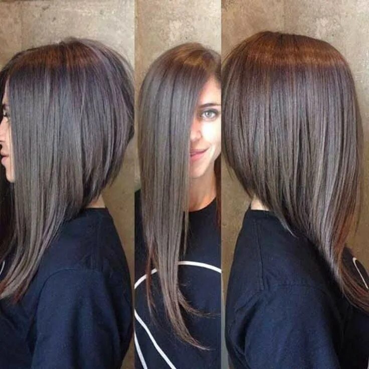 Прически каре на длинные волосы Похожее изображение Long hair cuts, Long bob hairstyles, Long angled bob hairsty