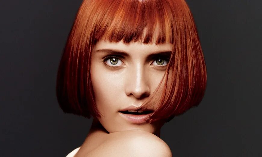 Прически каре рыжие Bokaos - Haircut Package - Bokaos Aveda Groupon