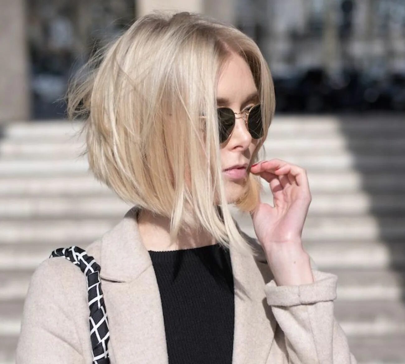 Прически каре светлые волосы Pin on Cabelo*Hair Blonde bob hairstyles, Hairstyle look, Haircuts for fine hair