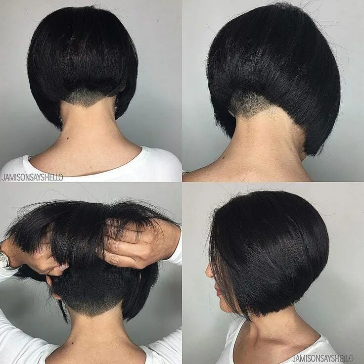 Прически каре сзади короткий Pin by Tbob Hair on Undercut Bob hairstyles, Short hair styles, Hairstyle